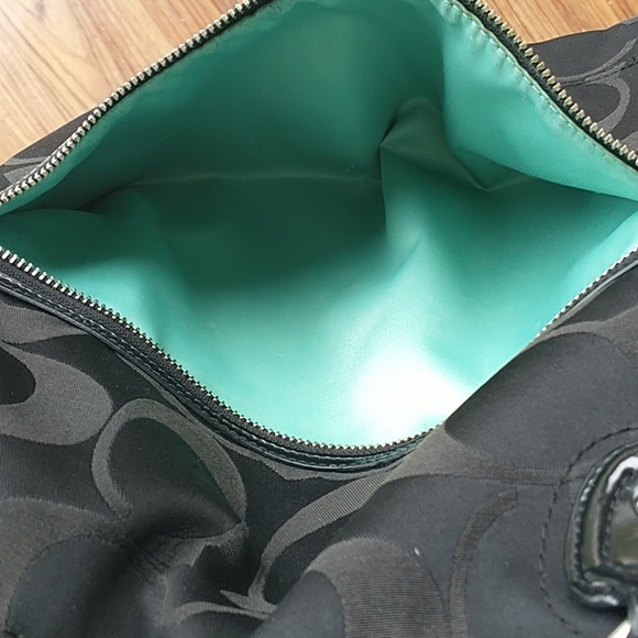 Coach Black Canvas Tote Handbag - Picture 15 of 15